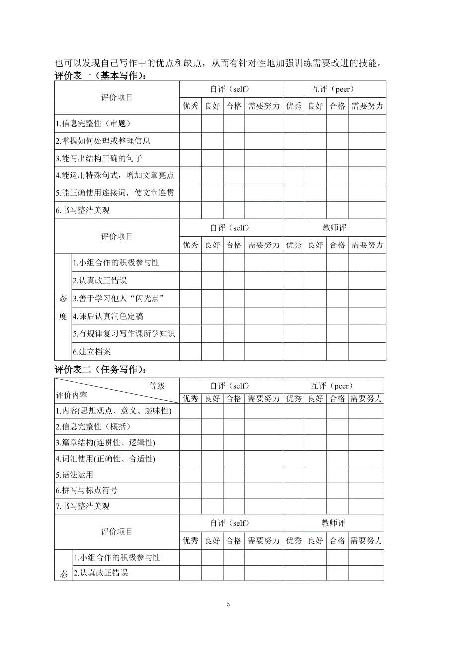 建构主义理论在高中英语写作中的应用_第5页