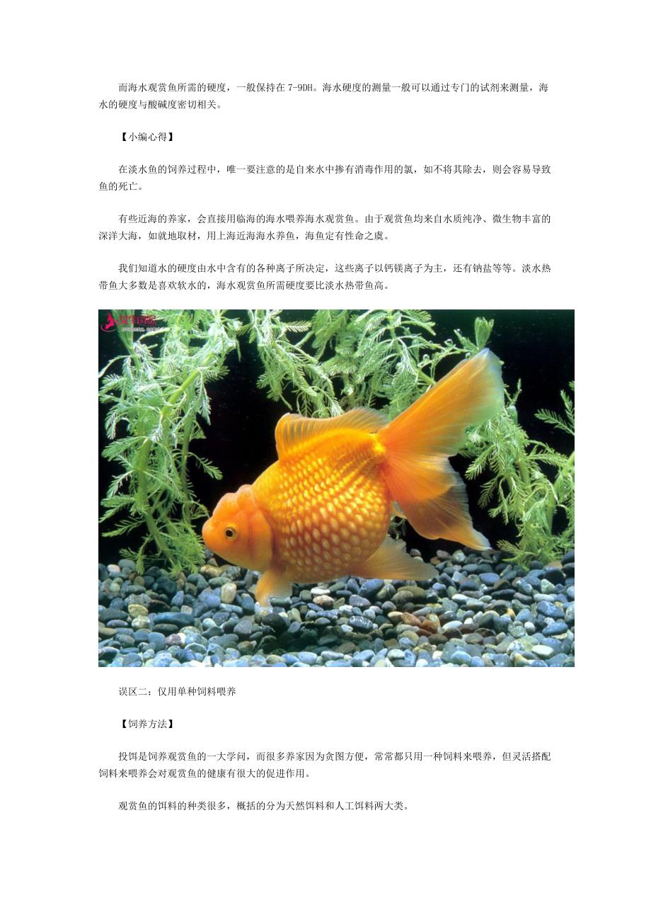 家庭观赏鱼饲养知识大全攻略_第2页