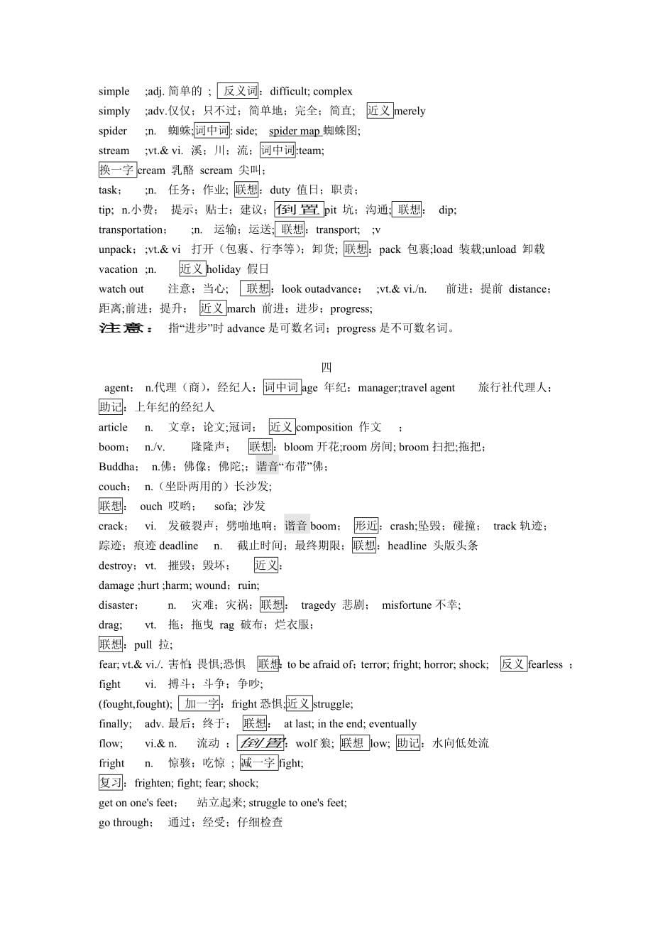 2014云南高考英语词汇高频考点_第5页