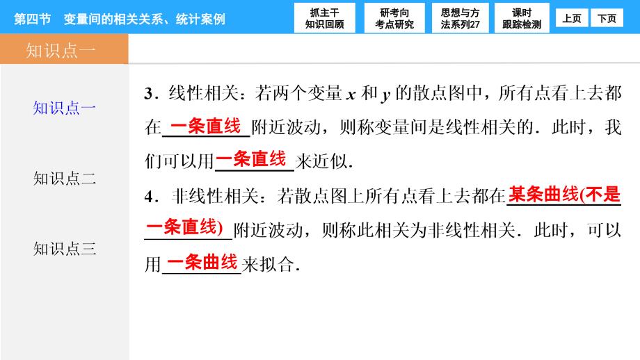 第九章第四节变量间的相关关系、统计案例_第4页