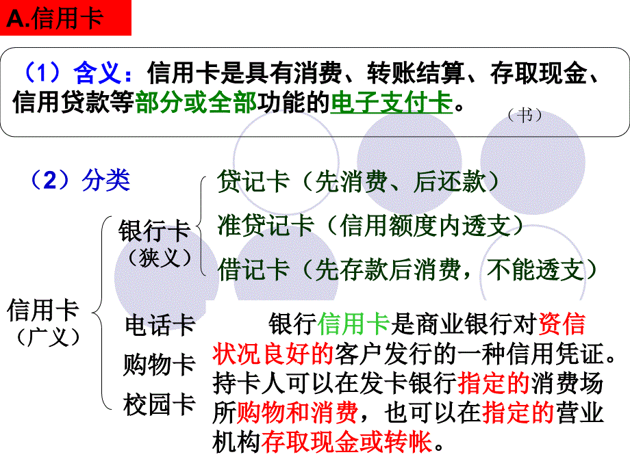 (永久)高一政治必修一：信用工具和外汇_第3页