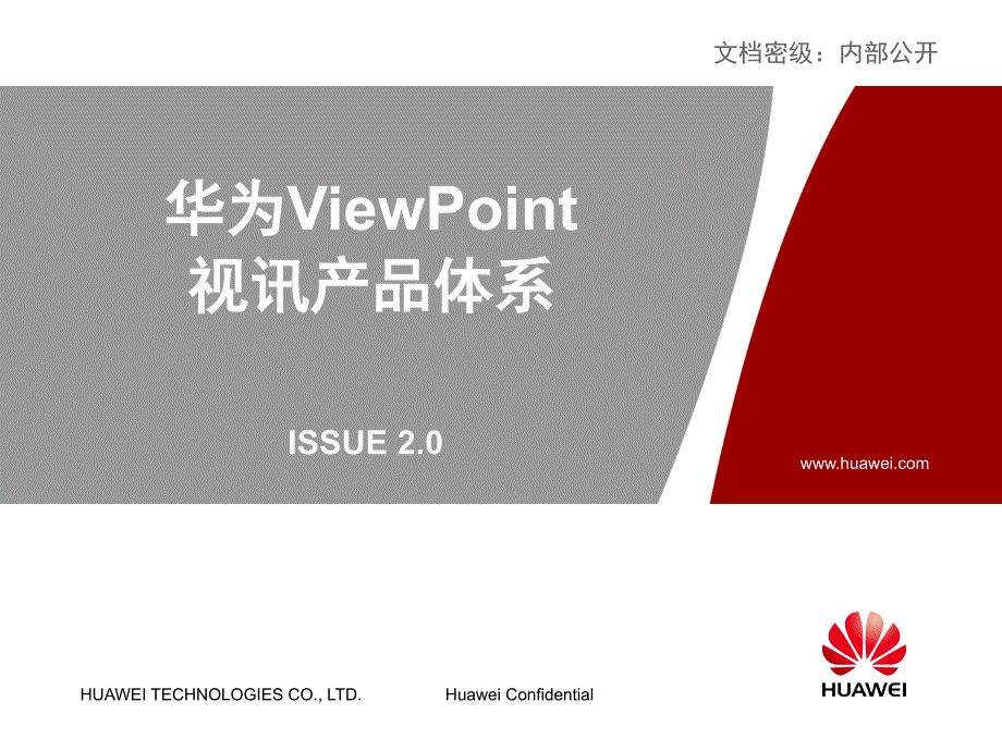 华为ViewPoint视讯产品_第1页