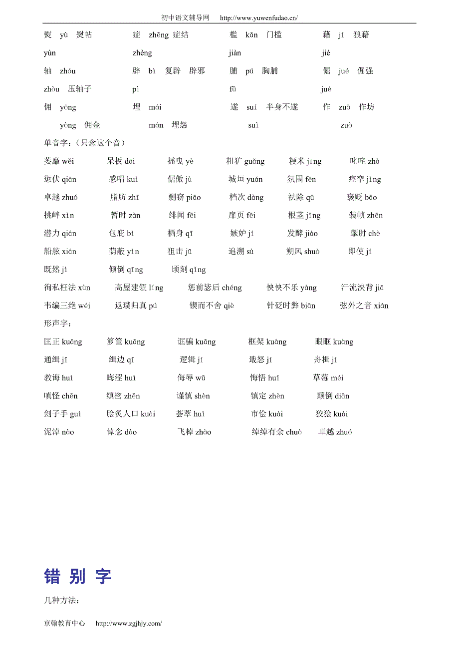 2011届高考语文备战资料合集_第3页