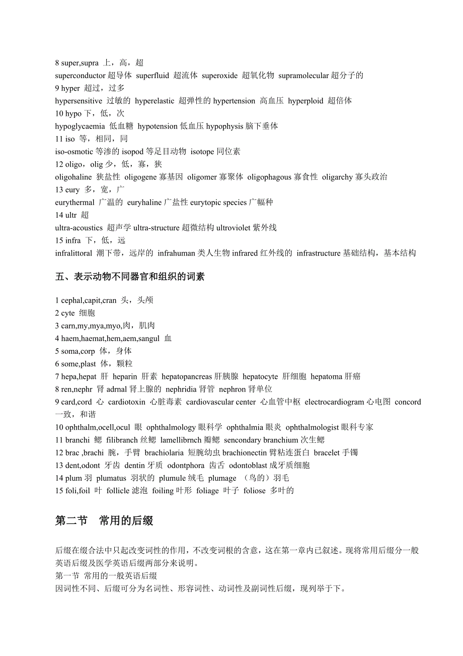 生物专业英语词汇——词素(词根)部分_第3页