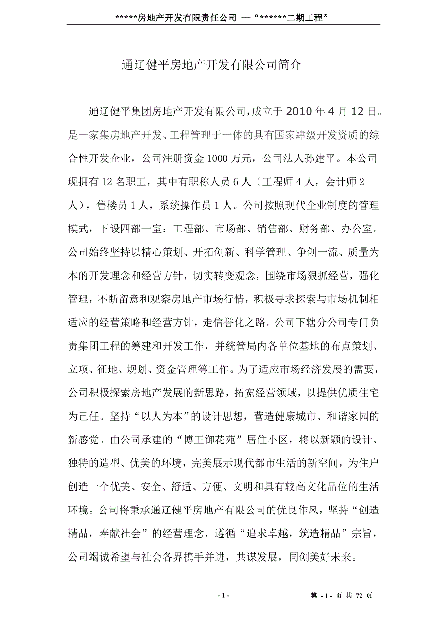 商品房开发方案_第2页