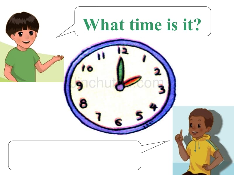 新版pep小学英语四年级下册unit 2 what time is it a learn 课件_第5页