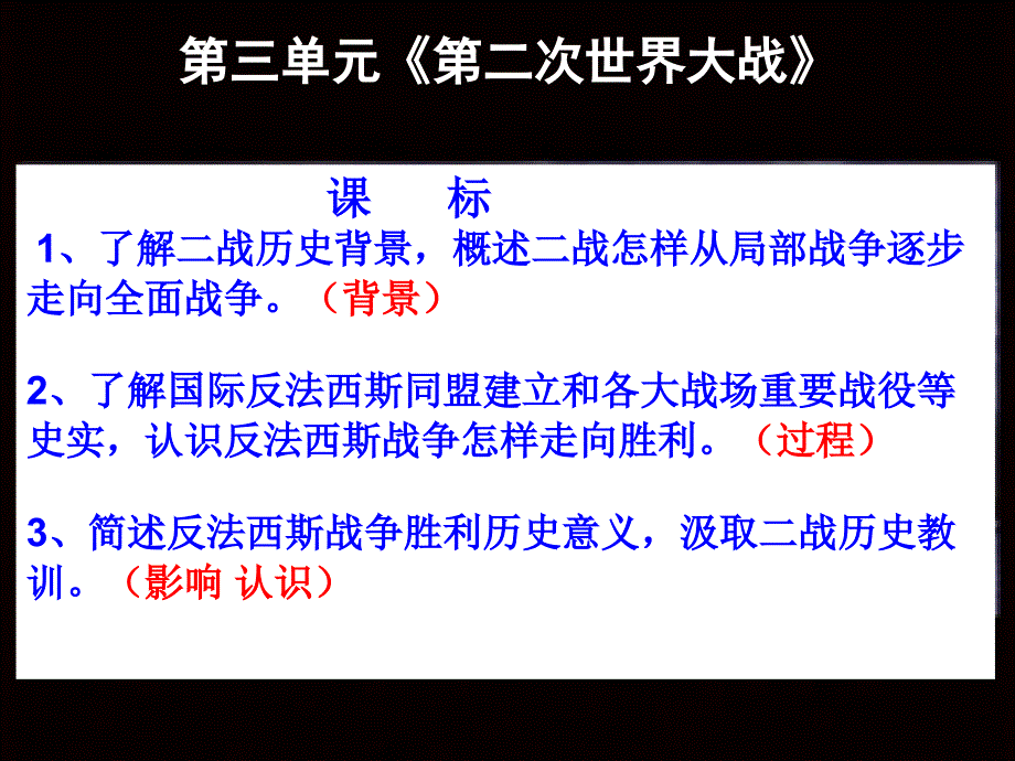 历史选修3单元复习：第二次世界大战lzq_第2页