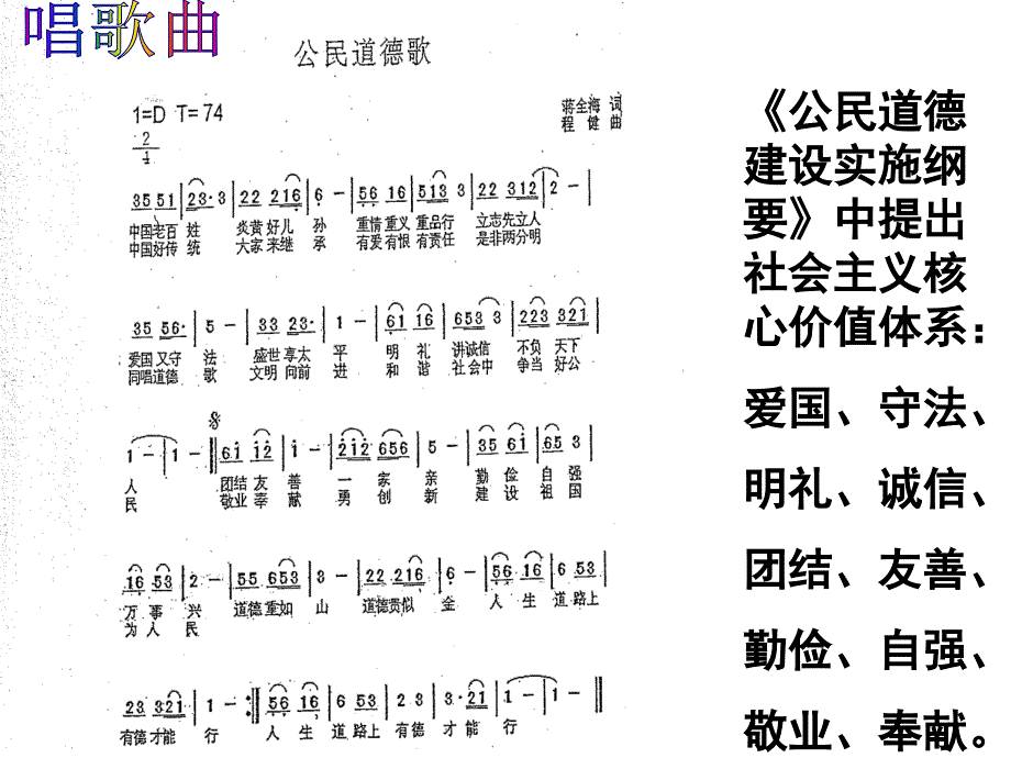 道德讲堂—弘扬公民道德20字基本规范_第2页