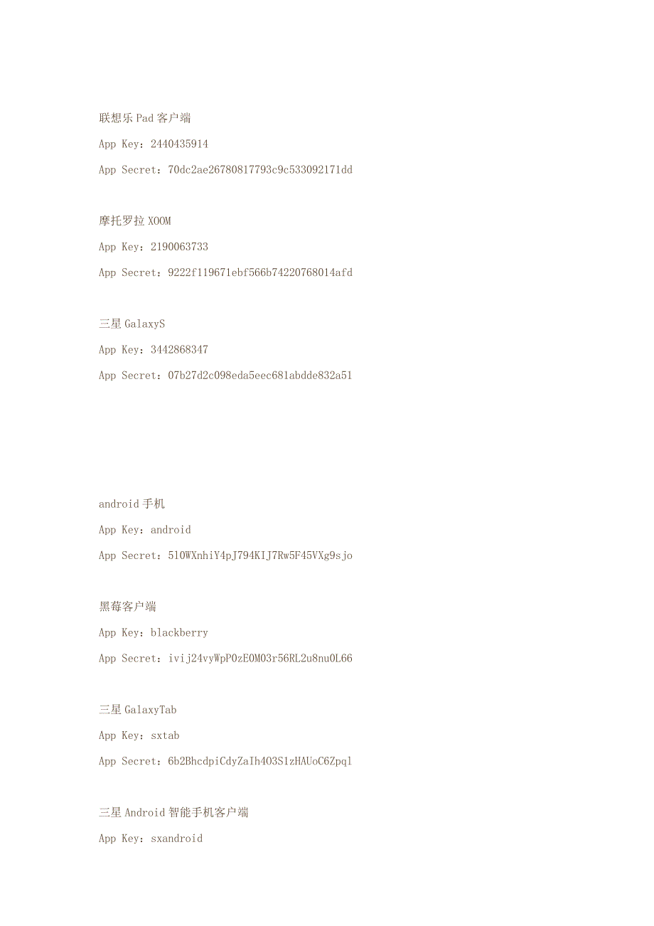 新浪微博AppKey大全_第3页