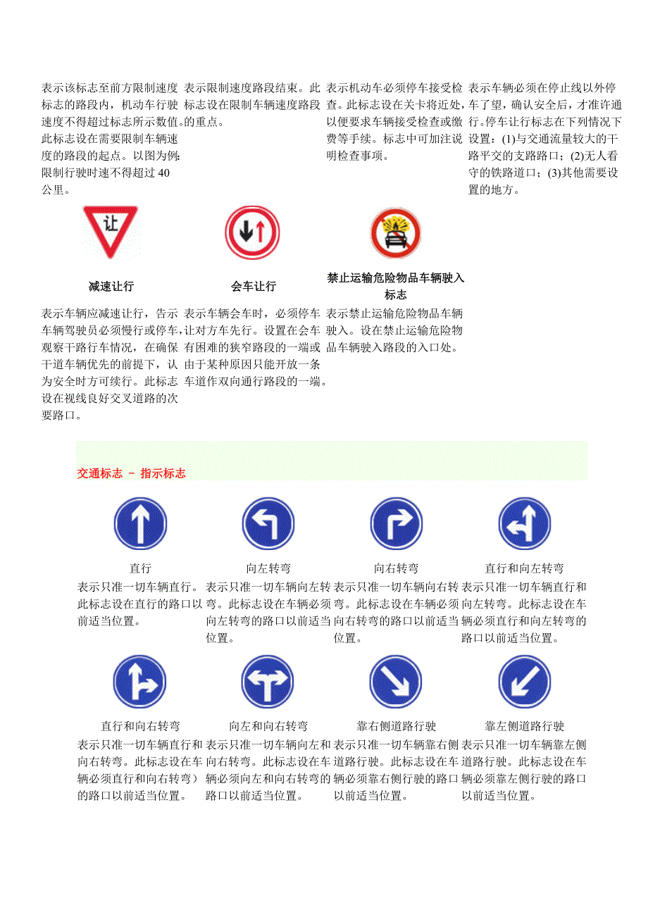 交通标志图片图解大全_第3页