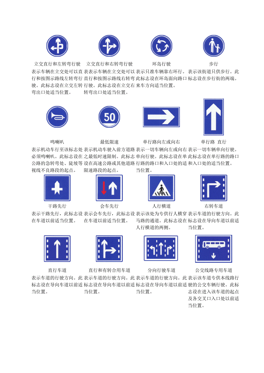 交通标志图片图解大全_第4页