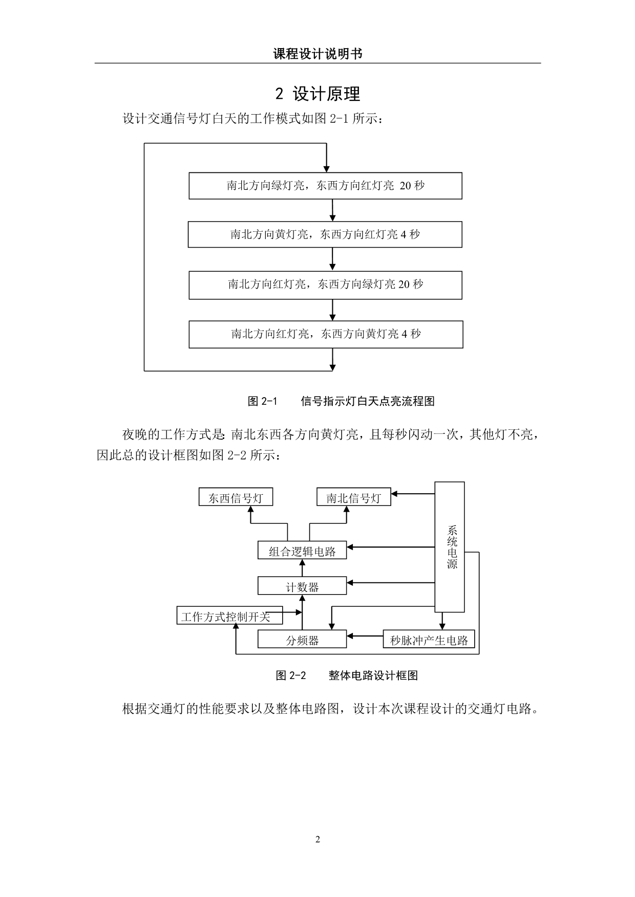 交通灯控制逻辑电路设计任务书_第5页