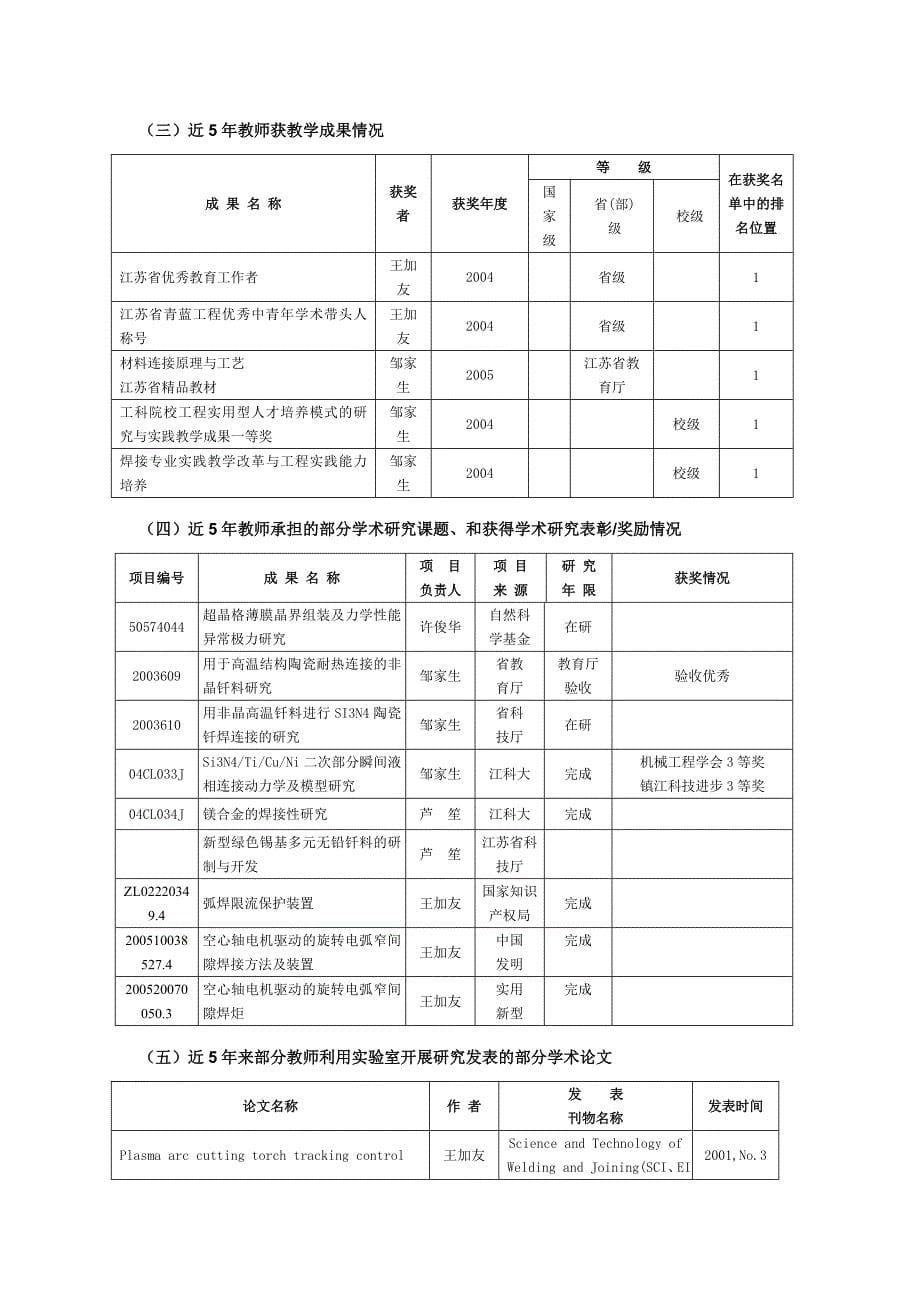 江苏科技大学焊接与成型实验室_第5页
