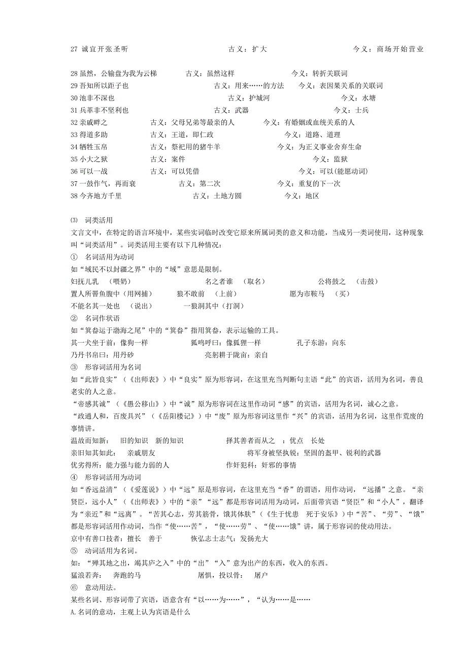 文言实词(人教版九年级必修备课资料)_第4页