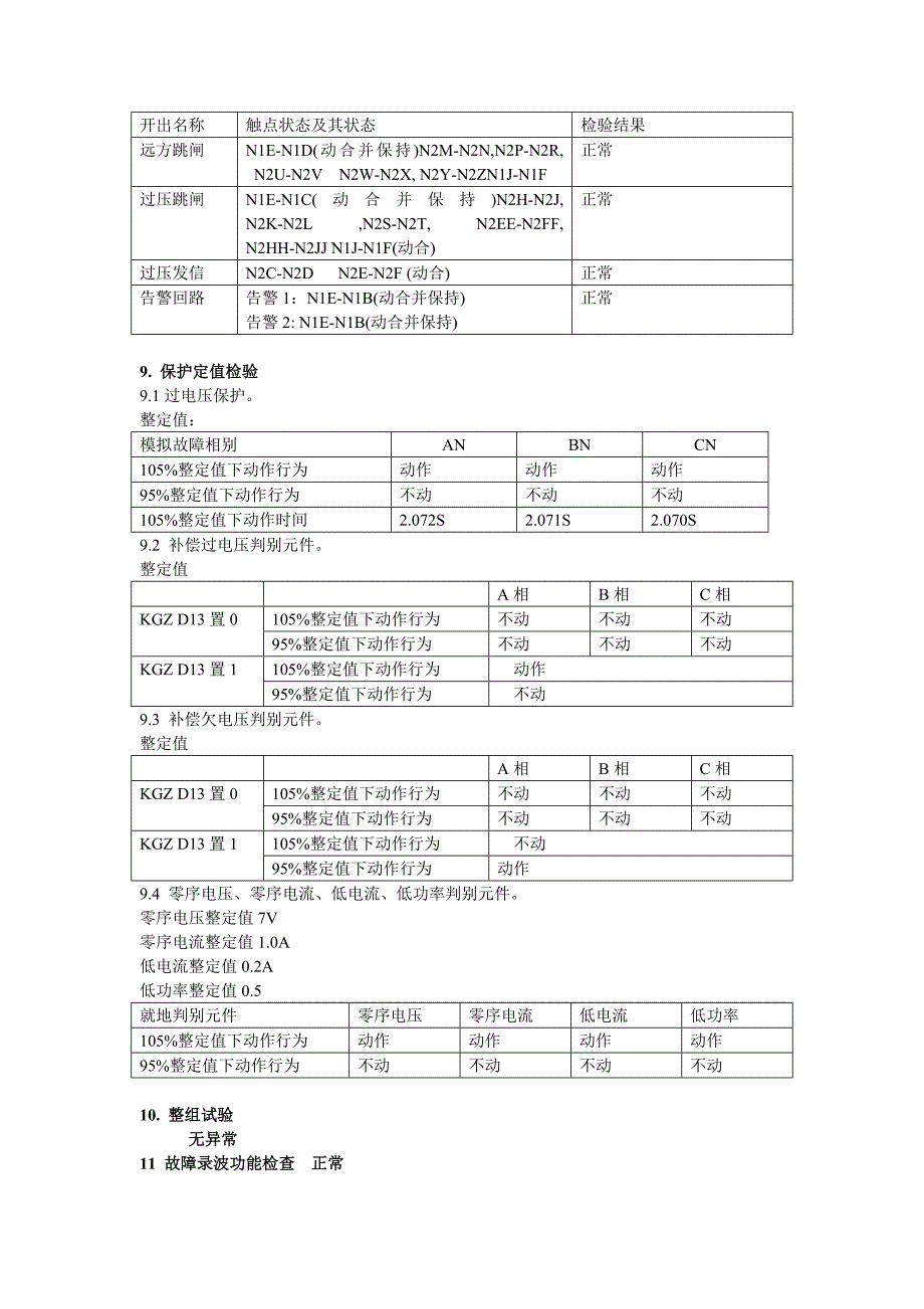 WGQ-871故障启动装置检验报告_第4页