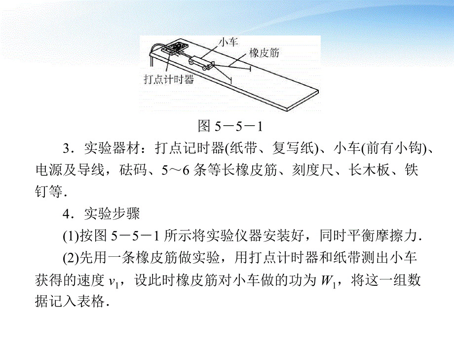 2012届高考物理 第5讲 实验：探究动能定理 验证机械能守恒定律考点整合复习课件_第2页