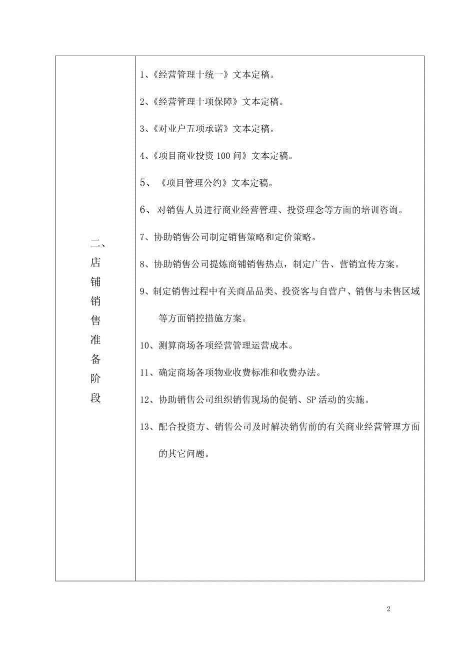 大型商业项目开业筹备事项_第2页