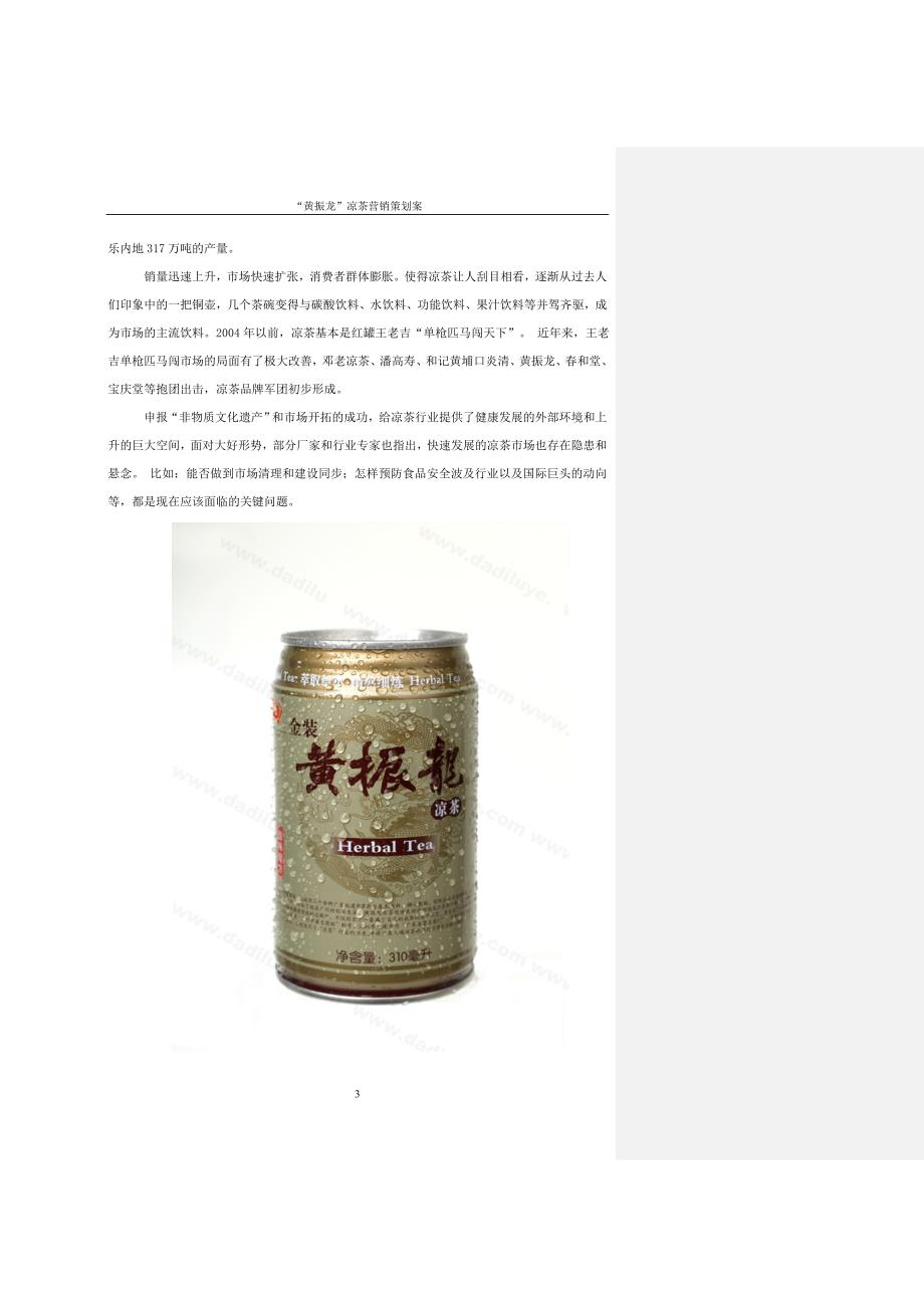 “黄振龙”凉茶营销策划方案_第3页