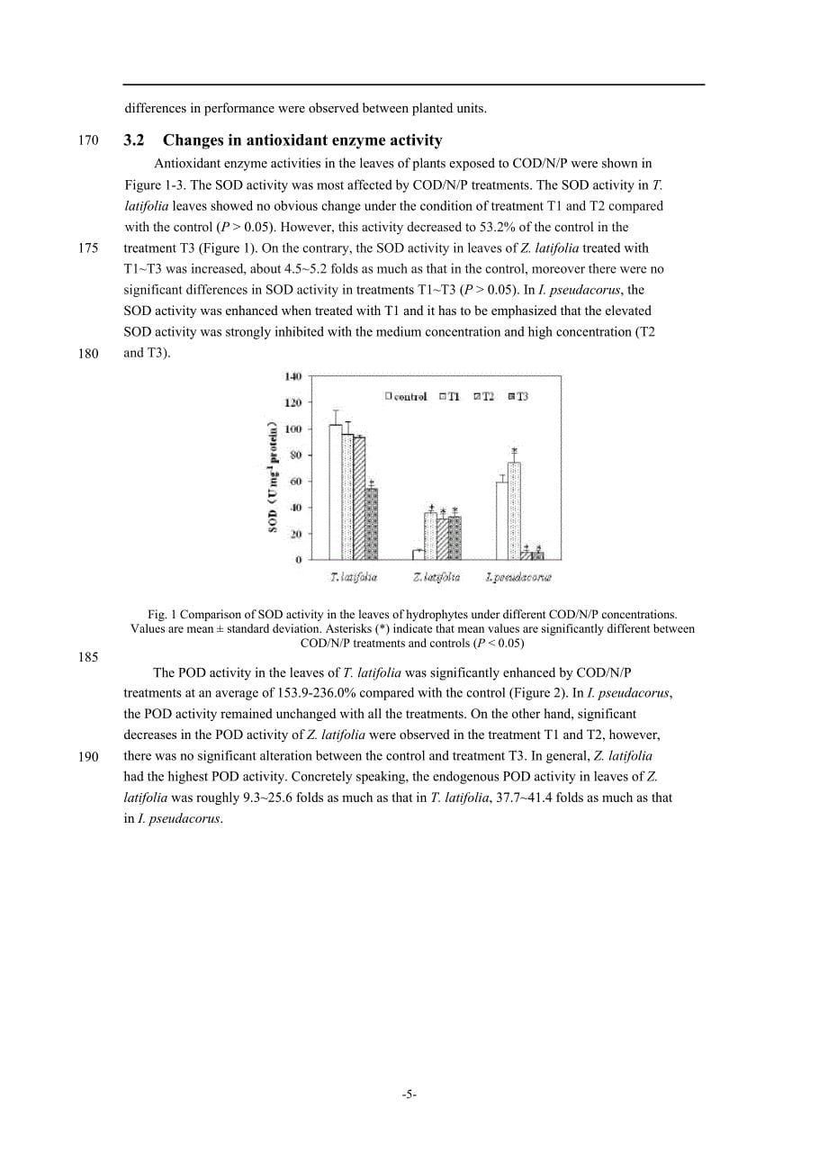 三种挺水植物抗性生理生态特性研究_第5页