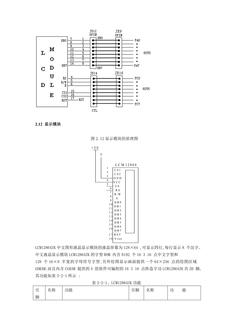 12864LCD液晶显示设计报告_第4页