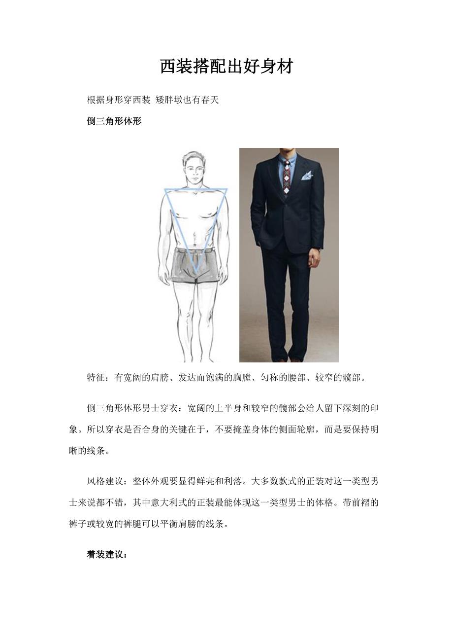 西装搭配出好身材_第1页