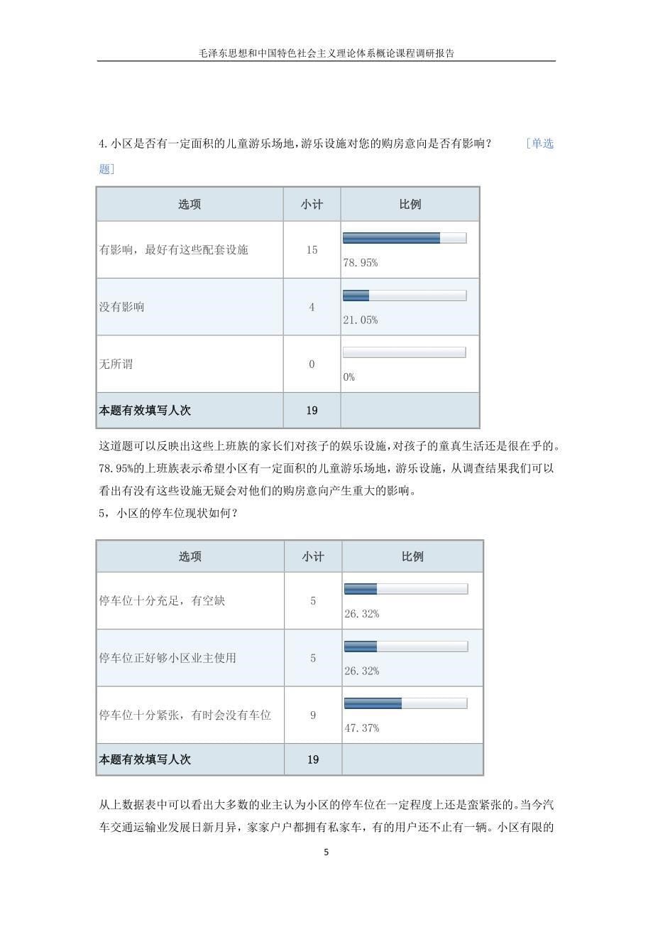 百姓中国梦之住房梦之环境梦调研报告_第5页