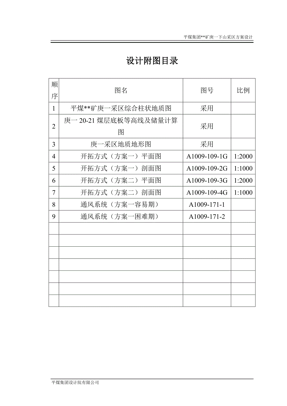 某矿庚一采区设计_第1页