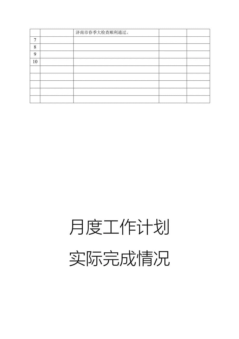 2-9施工管理部月度工作报告_第5页