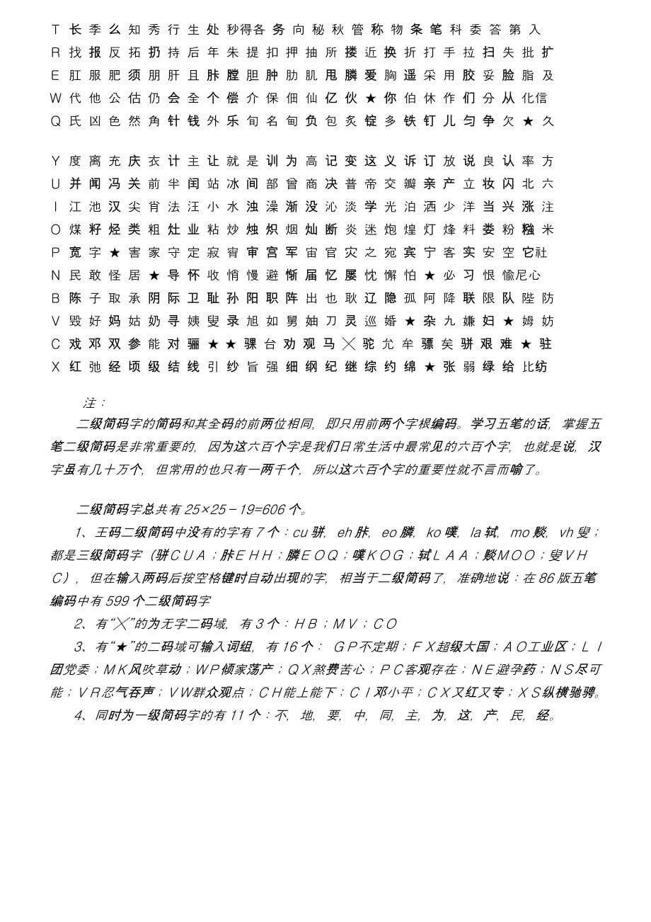 最简单的学习五笔打字的方法_第5页