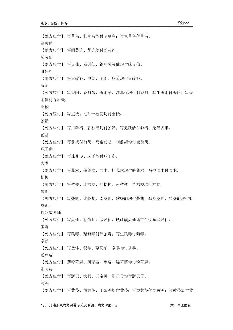 中药处方、别名_第5页