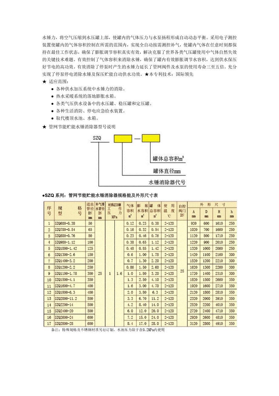 气体顶压式自动消防给水装置_第5页