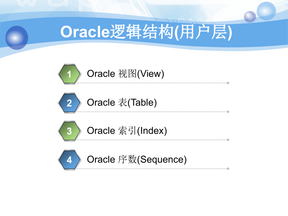 ORACLE数据库管理系统的逻辑组成_第2页