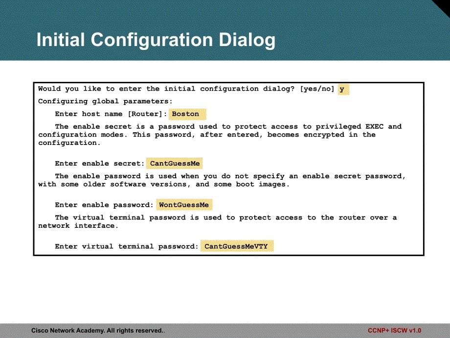 Securing Cisco Router Installations and Administrative Access_第5页