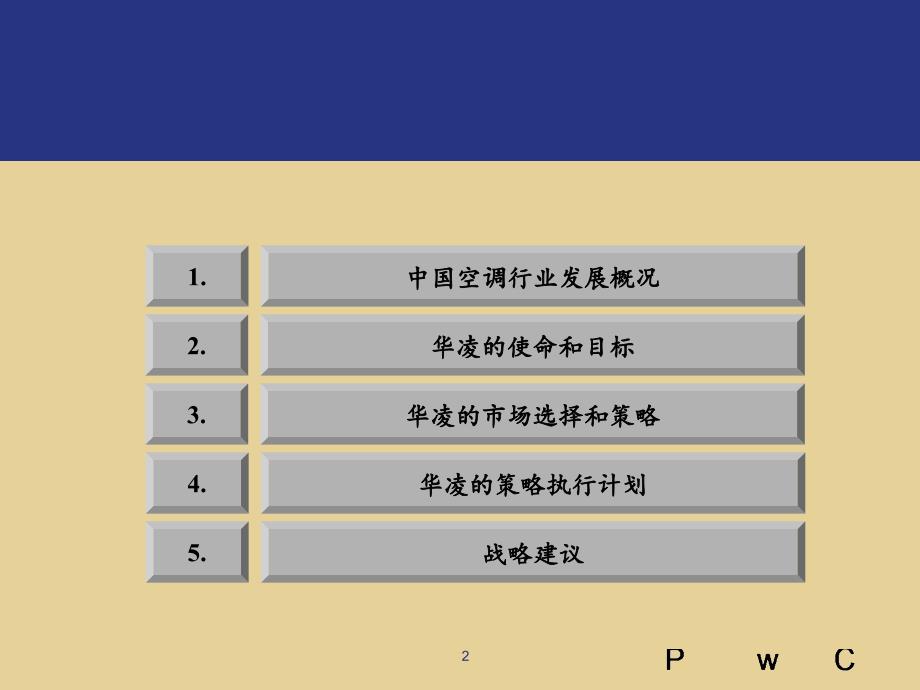 百川资讯—华凌空调战略诊断报告-普华永道_第2页