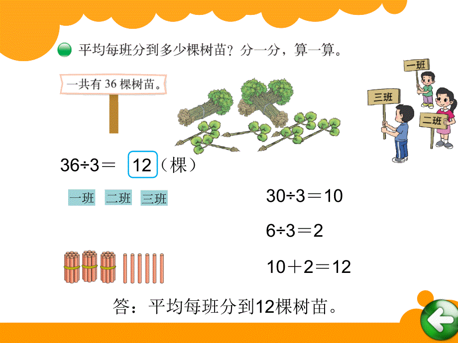 三年级数学上册一 乘除法4 植树第一课时课件_第2页