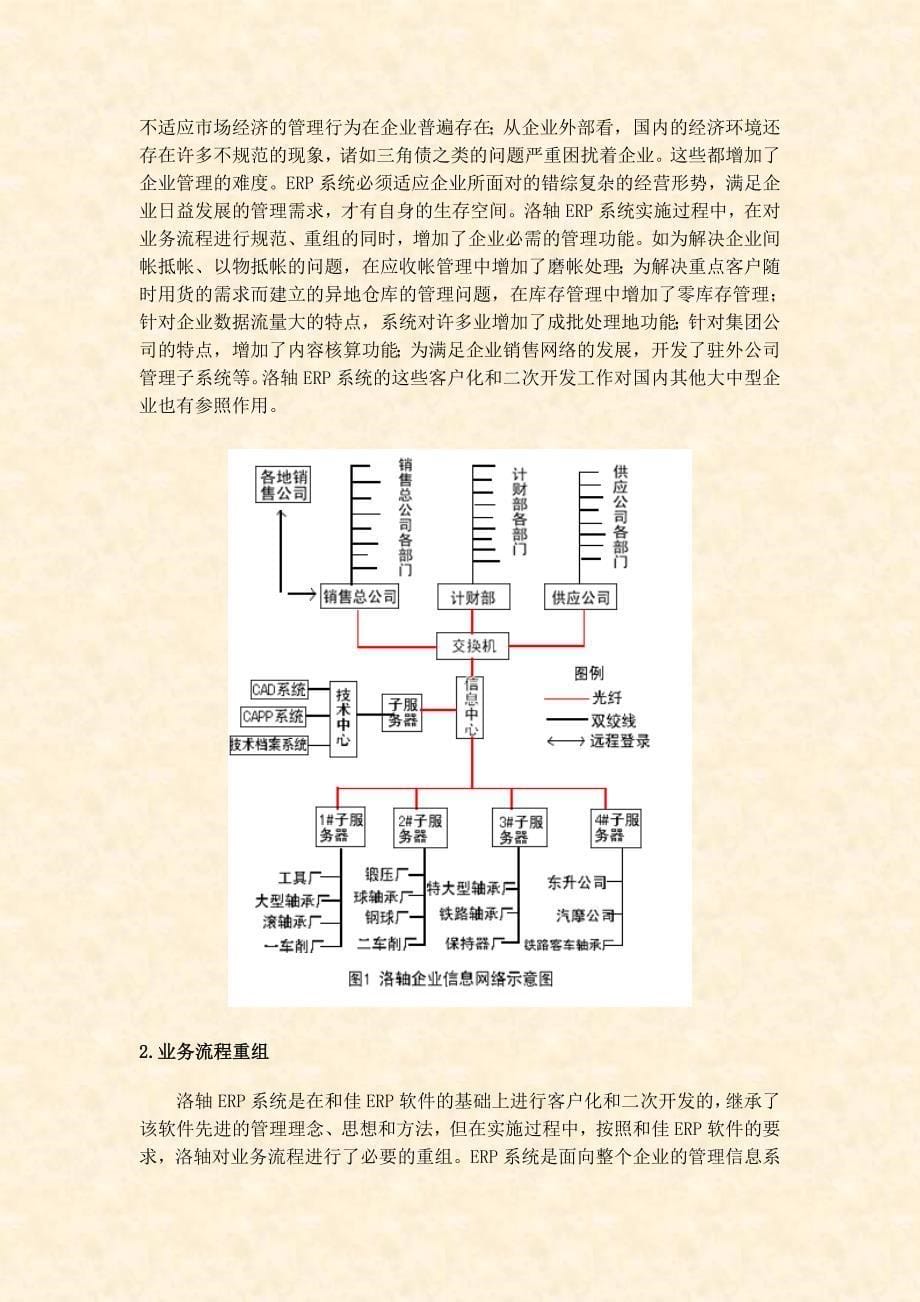 洛阳轴承集团ERP应用案例分析报告_第5页