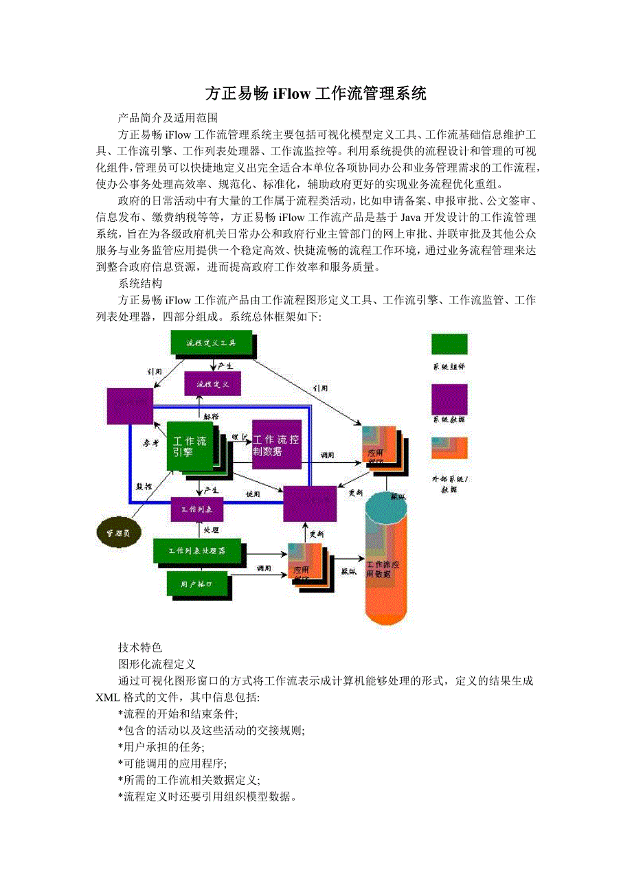 方正易畅iFlow工作流管理系统_第1页