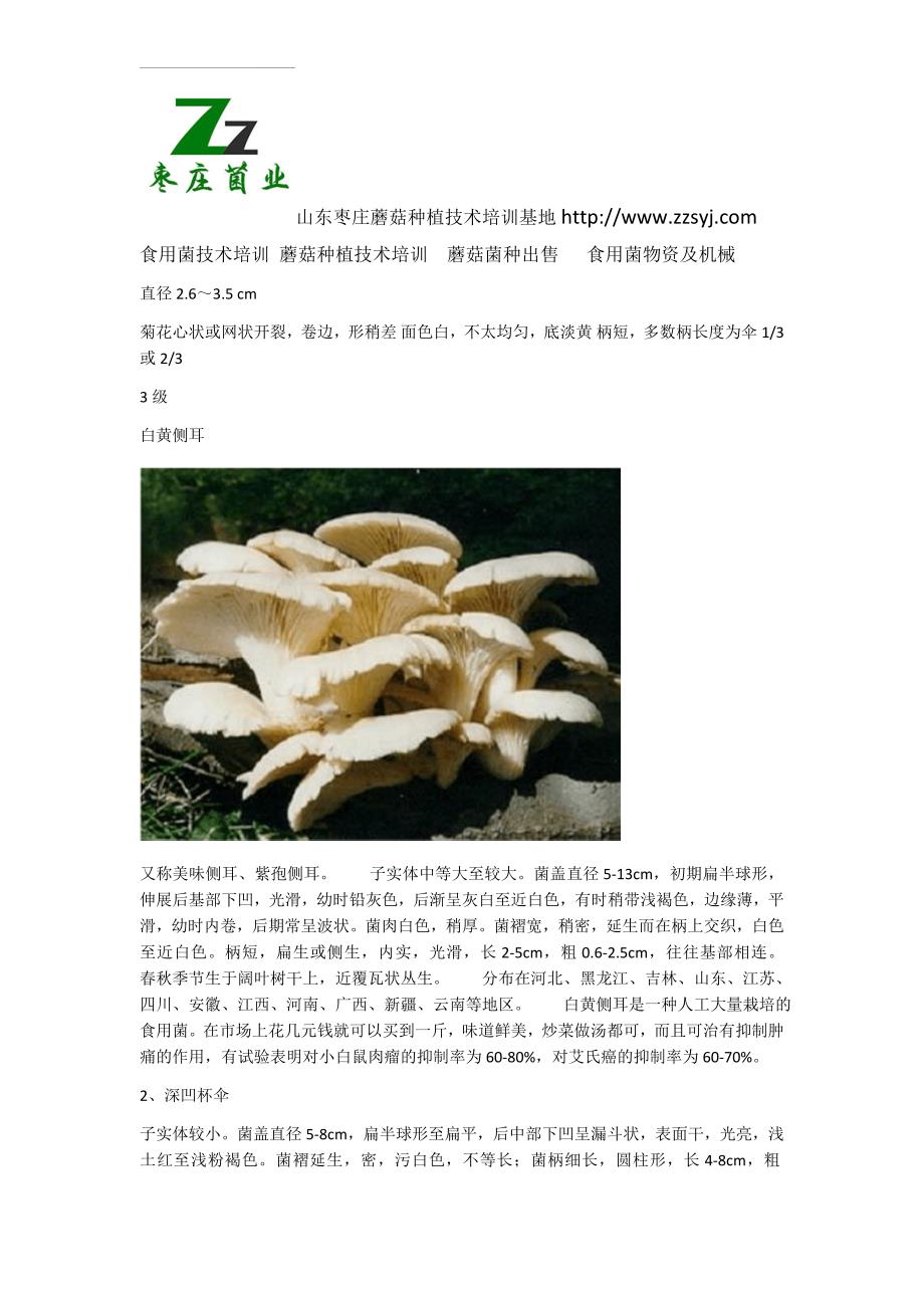 山东枣庄食用菌培训专家教你蘑菇适宜种植条件比较_第3页