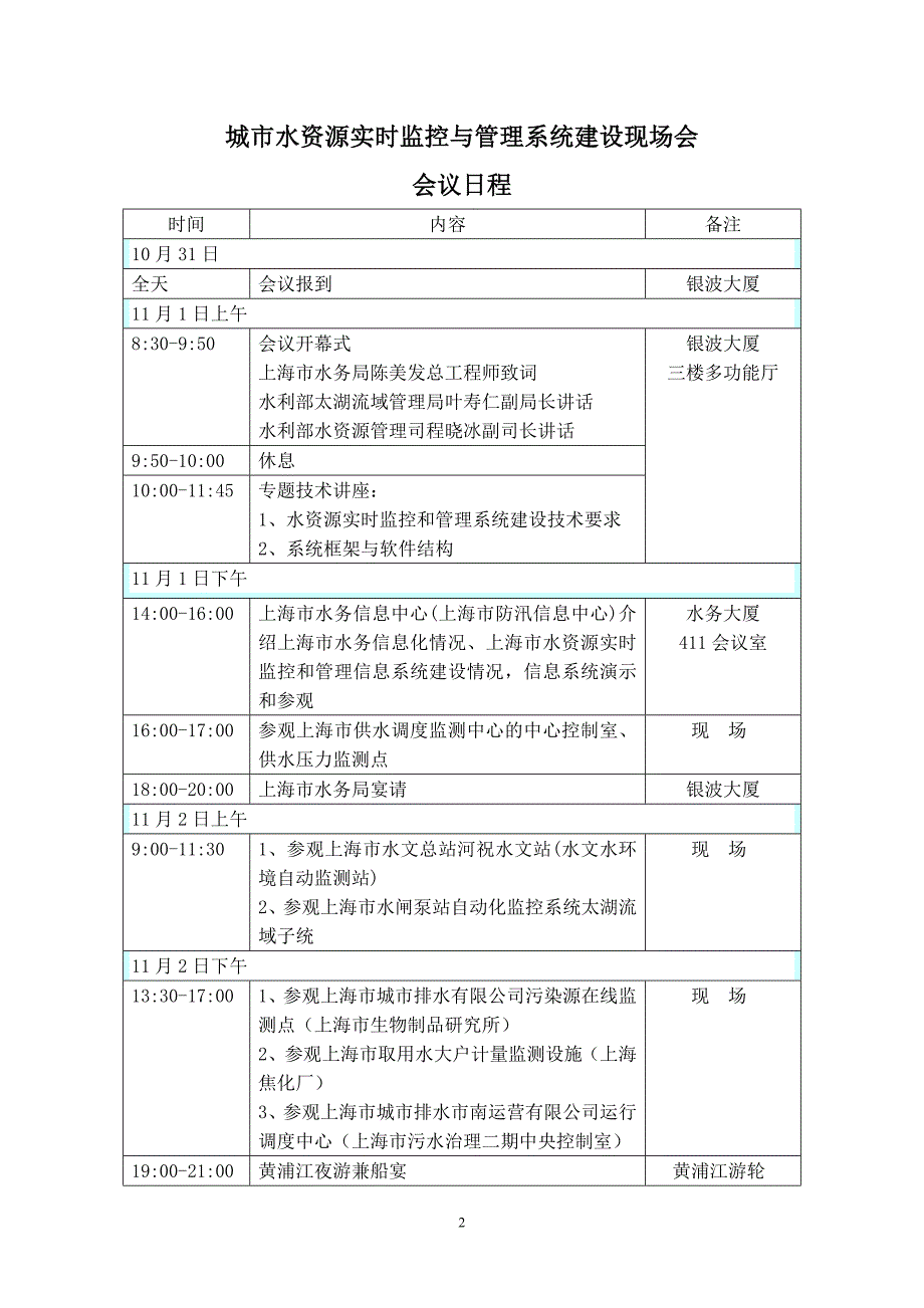 水利部城市水资源实时监控与管理系统建设现场会_第3页