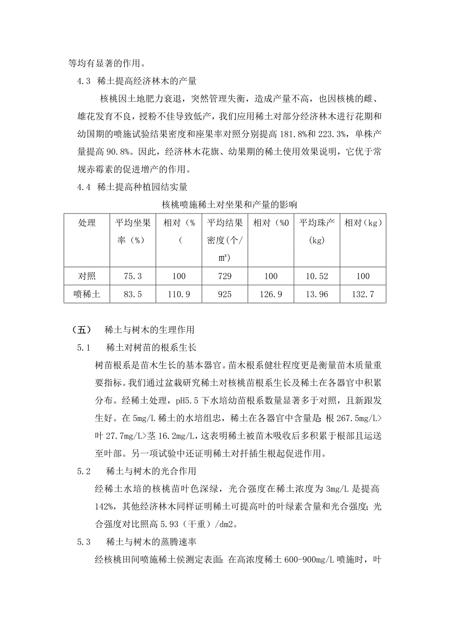 稀土在核桃树上使用效果试验可行性报告_第3页