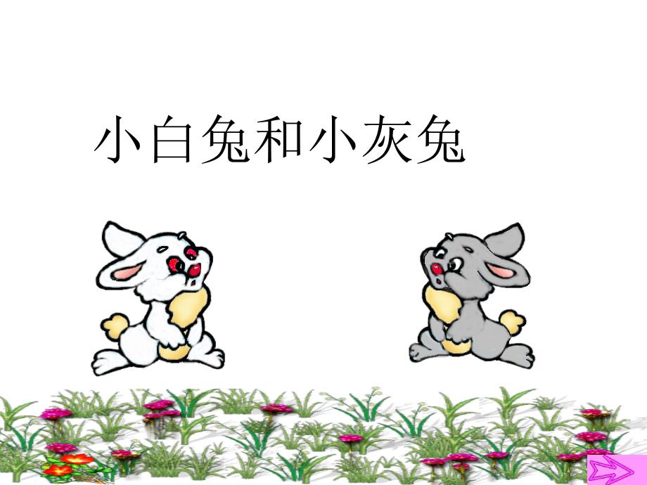 《小白兔和小灰兔》ppt_第1页