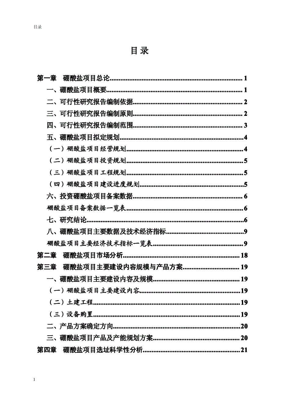 硼酸盐项目可行性研究报告_第2页