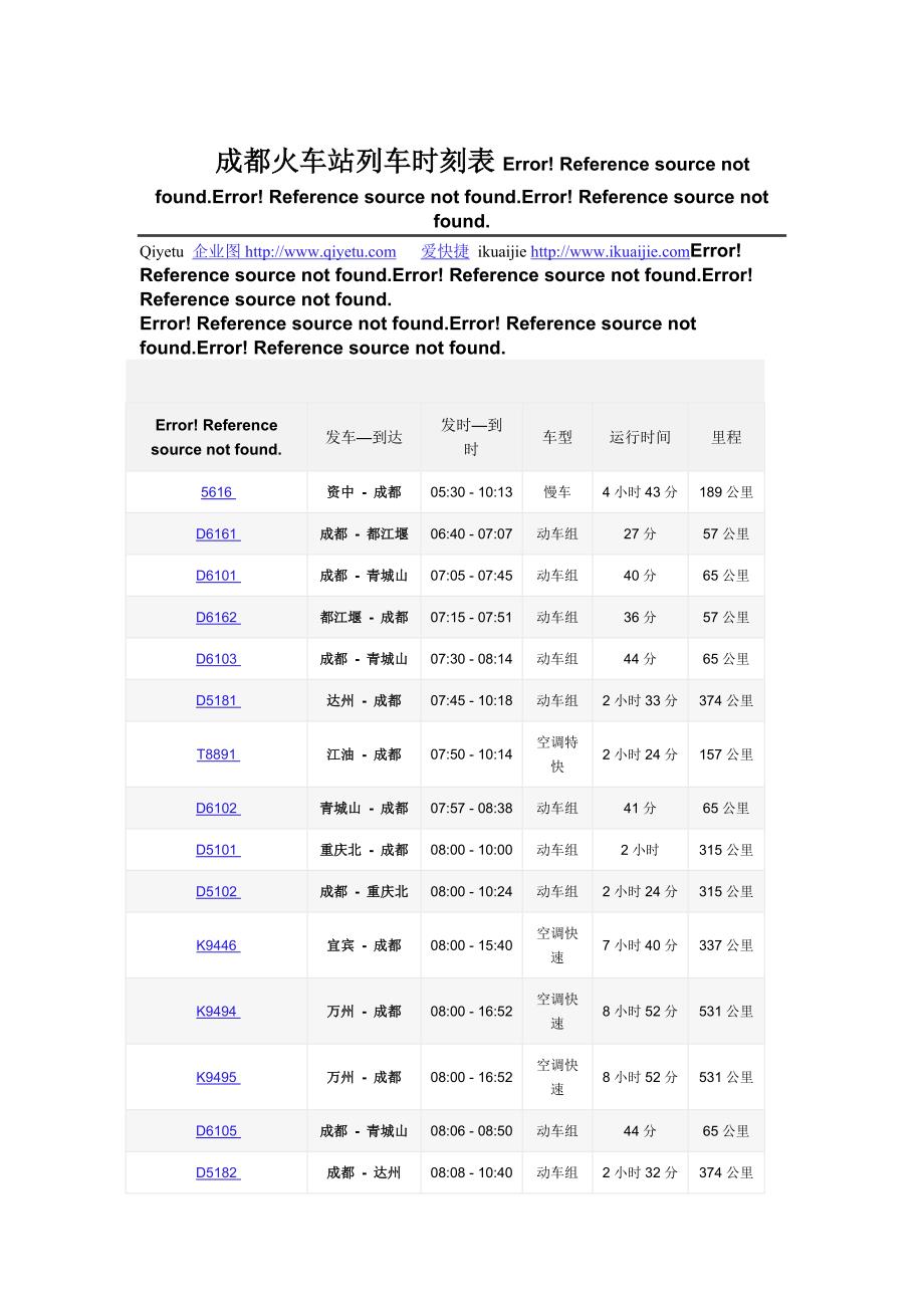 成都_火车站__列车时刻表_第1页