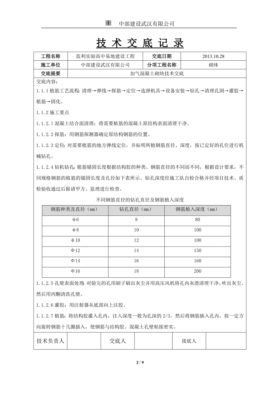 加气混凝土砌块填充墙技术交底_第2页