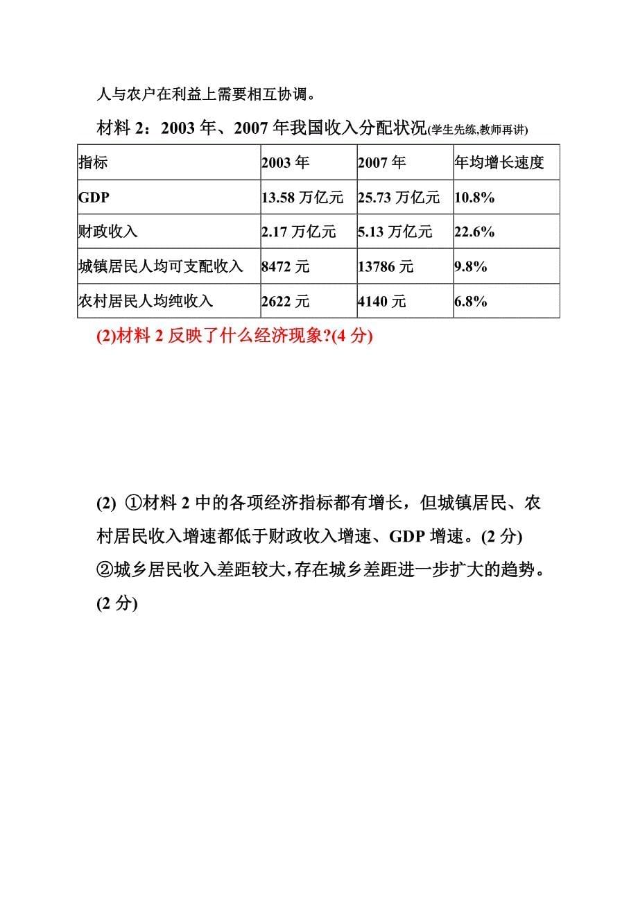 《经济生活》一课一练的试题集_第5页