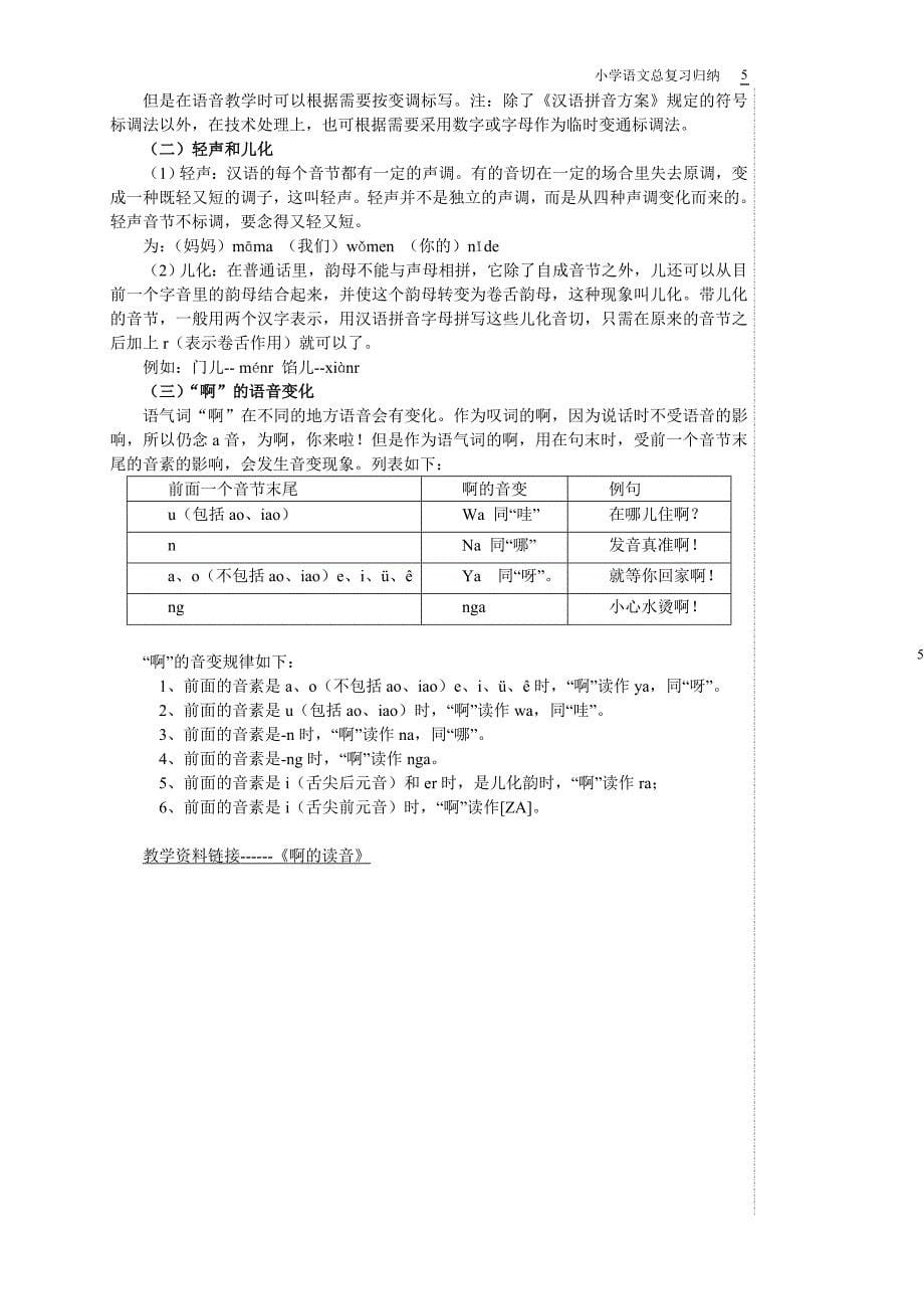 小学语文总复习手册_第5页