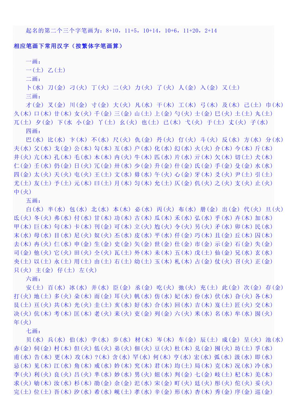 按这取名字打分一定高五格计算方法 (2)_第4页