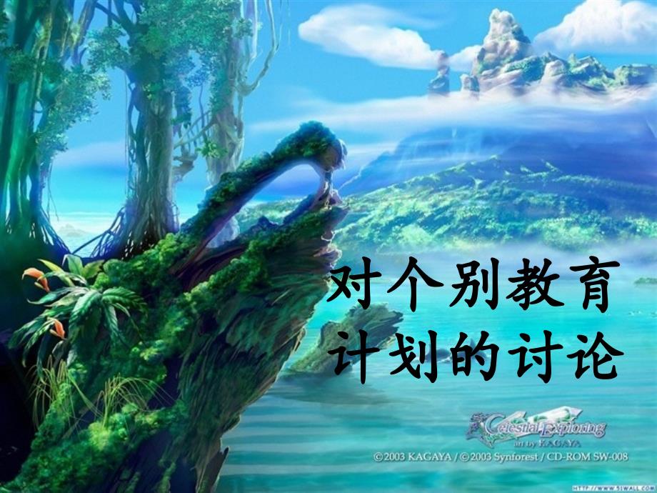 对个别教育计划的讨论_第1页