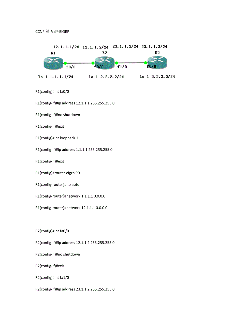 CCNP第五讲-EIGRP_第1页