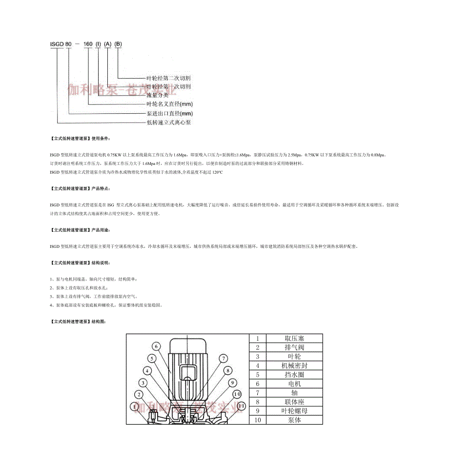 立式低转速管道泵_第3页